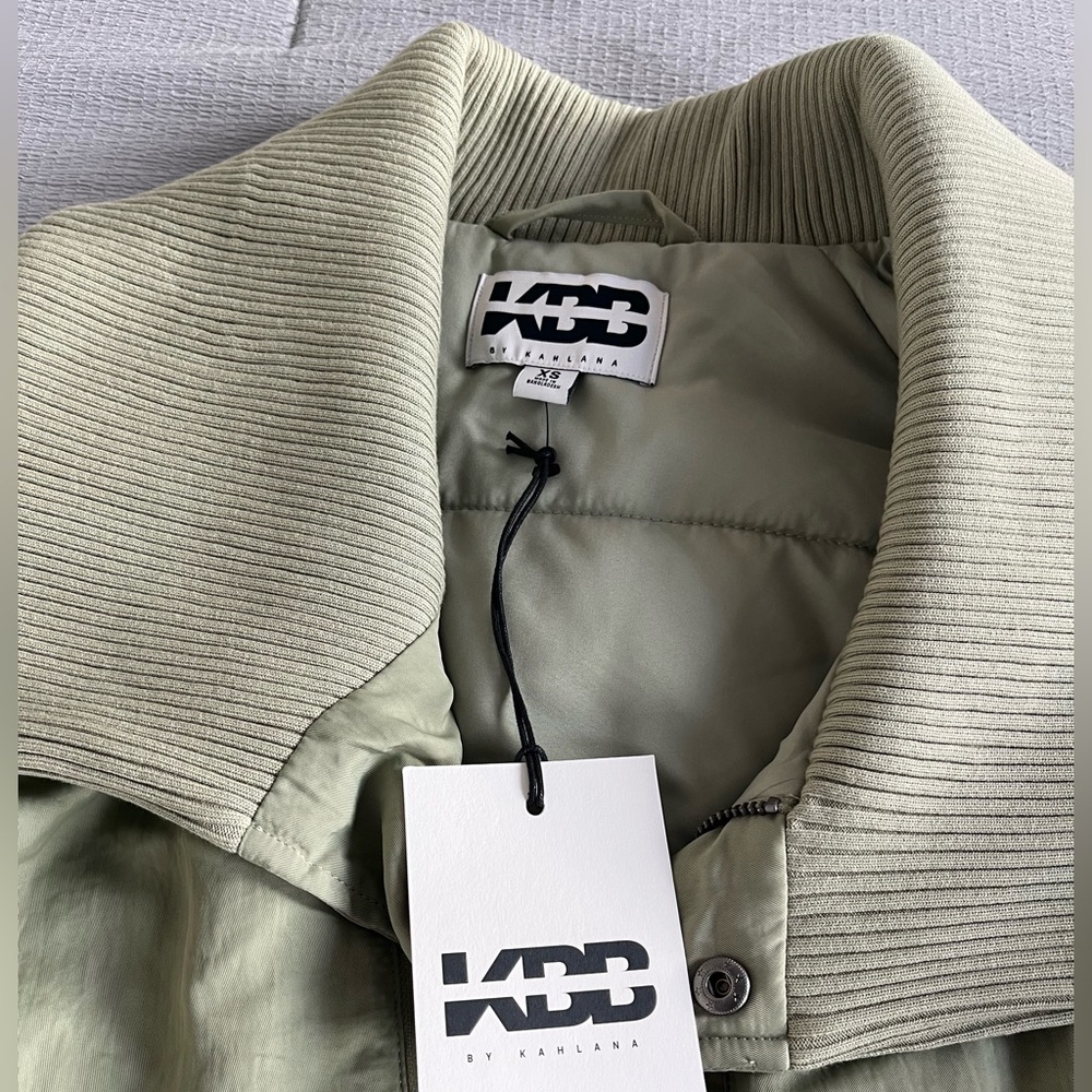 KBB by KAHLANA Women’s The Shawl Collar Jacket Olive Green (NWT) - Picture 6 of 8